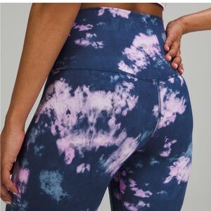 Worn once only! - LULULEMON Align High-Rise Tie Dye
